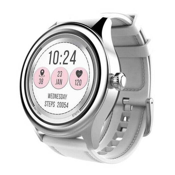Levně Chytré hodinky Carneo Prime GTR Woman, stříbrná