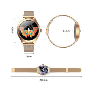 Chytré hodinky Deveroux KW 10 Pro, zlatá POUŽITÉ, NEOPOTŘEBENÉ ZB