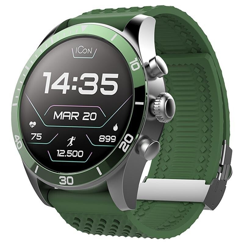 Chytré hodinky Forever Icon AW-100, zelená