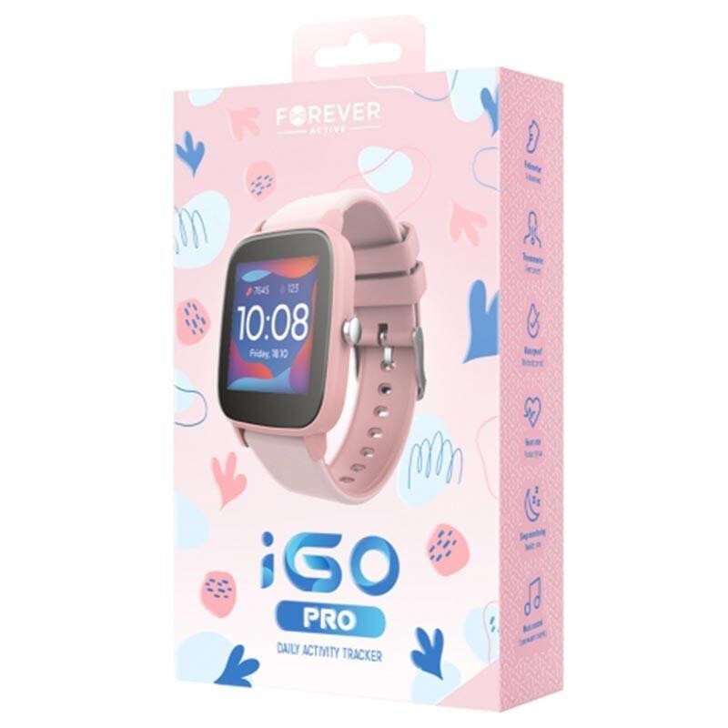 Chytré hodinky Forever IGO PRO JW-200, růžová
