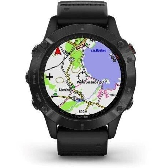 Chytré hodinky Garmin Fenix 6 Pro Glass, černá + Voucher
