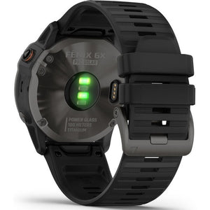 Chytré hodinky Garmin Fenix 6X Pro Solar, černá/titan + Voucher