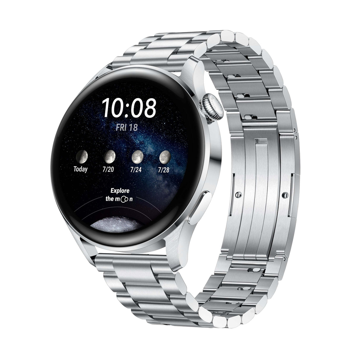 Chytré hodinky Huawei Watch 3 Elite 46mm, Stainless steel