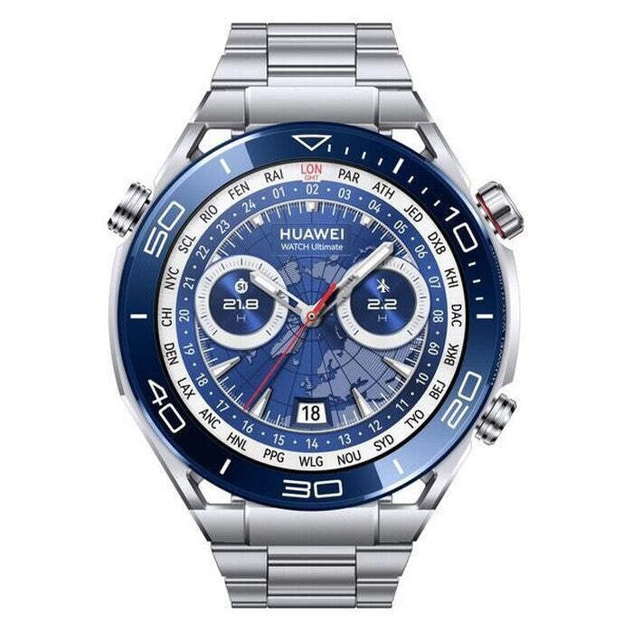 Chytré hodinky Huawei Watch Ultimate Titanium Elite, stříbrná