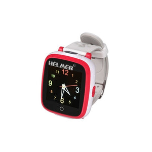 Dětské chytré hodinky Helmer KW 802, SIM karta, červeno-bílá
