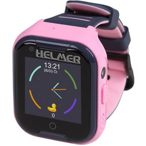 Dětské chytré hodinky Helmer LK 709 s GPS lokátorem, růžová