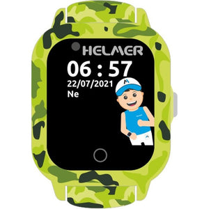 Dětské chytré hodinky Helmer LK 710 s GPS lokátorem, zelená