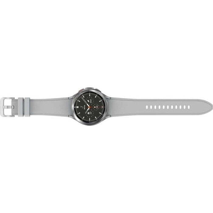 Chytré hodinky Samsung Galaxy Watch 4 Classic LTE 46mm, stříbrná OBAL POŠKOZEN