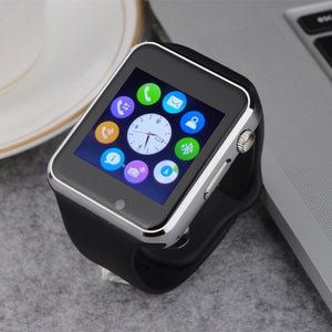 Chytré hodinky Smartomat Squarz 1, modrá