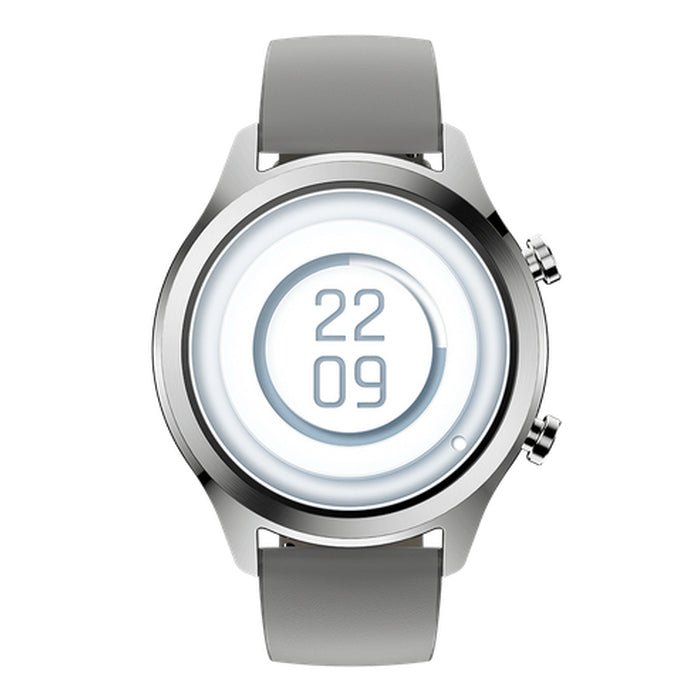 Chytré hodinky TicWatch C2 Plus, stříbrná