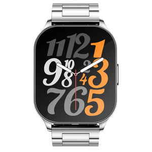 Chytré hodinky WG AirFlexOne, 2x řemínek, stříbrná