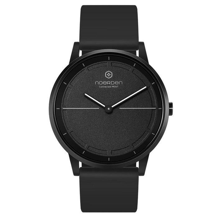 Chytré hybridní hodinky Noerden Mate 2, černá POUŽITÉ, NEOPOTŘEBE