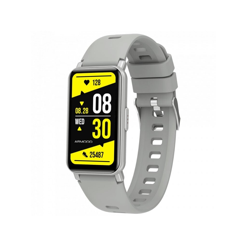 Chytré hodinky Armodd Silentband 3 GPS, stříbrná