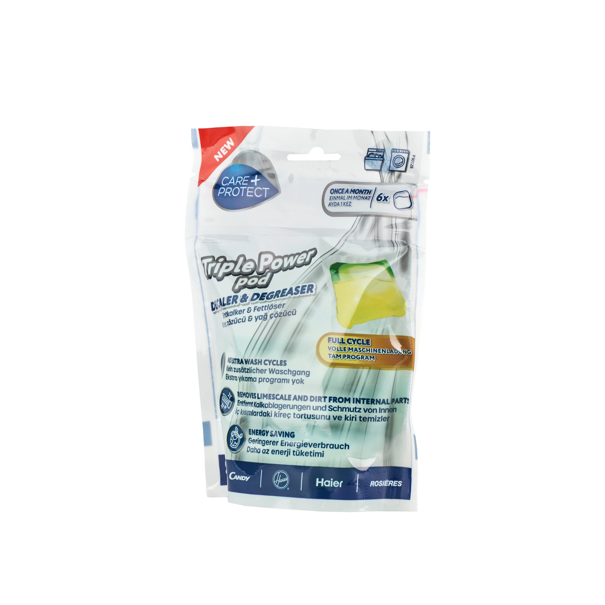 Čistící gelové tablety pro pračky a myčky Care+Protect