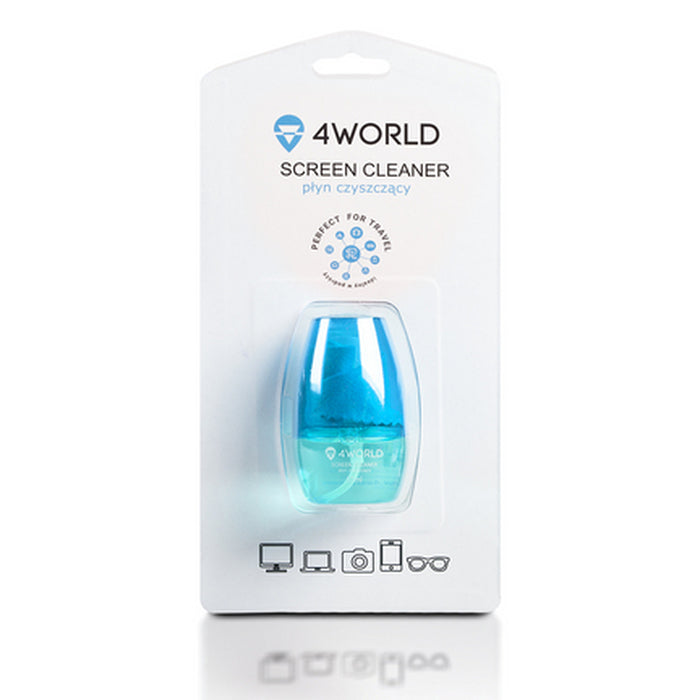 Čistící gel 4World + hadřík BLUE, 50ml