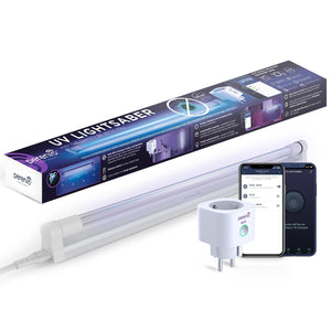 UV lampa + chytrá WiFi zásuvka Perenio Lightsaber kit PEKUV01