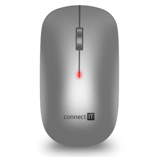 CONNECT IT Combo bezdrátová stříbrná klávesnice + myš, CZ + SK