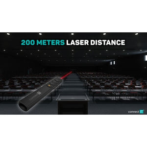 CONNECT IT laserové ukazovátko (AAA baterie), ČERNÉ