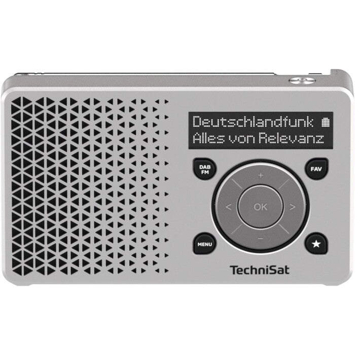 DAB rádio TechniSat DIGITRADIO 1, stříbrné