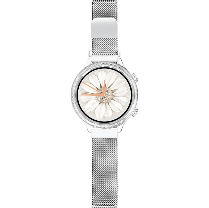 Dámské chytré hodinky Aligator Watch Lady, 2x řemínek, stříbrná