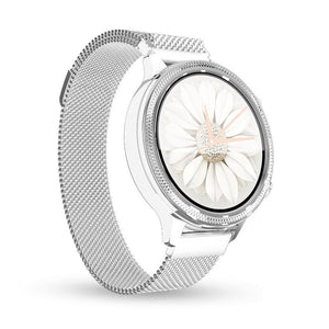 Dámské chytré hodinky Aligator Watch Lady, 2x řemínek, stříbrná