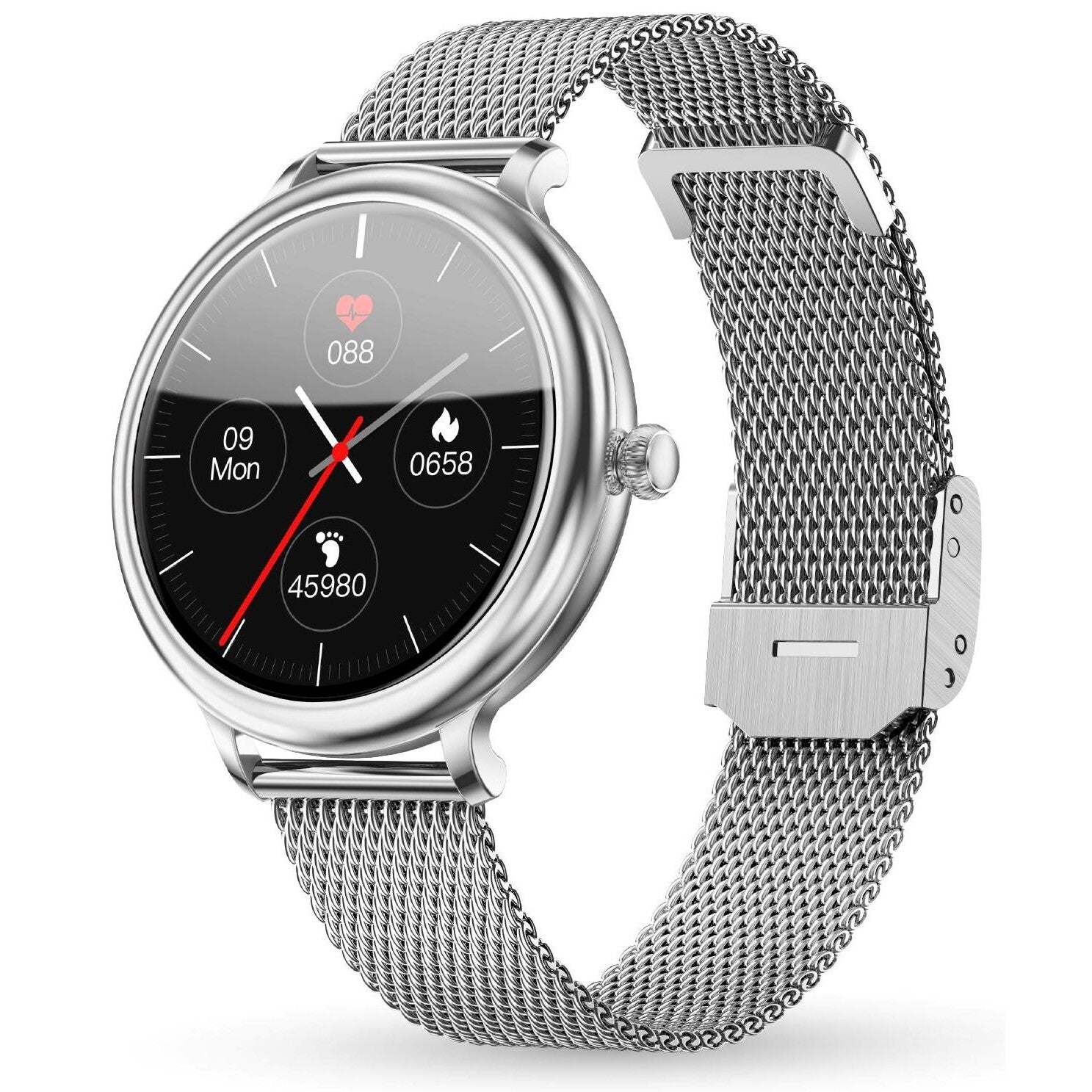 Chytré hodinky Aligator Watch Grace, stříbrná