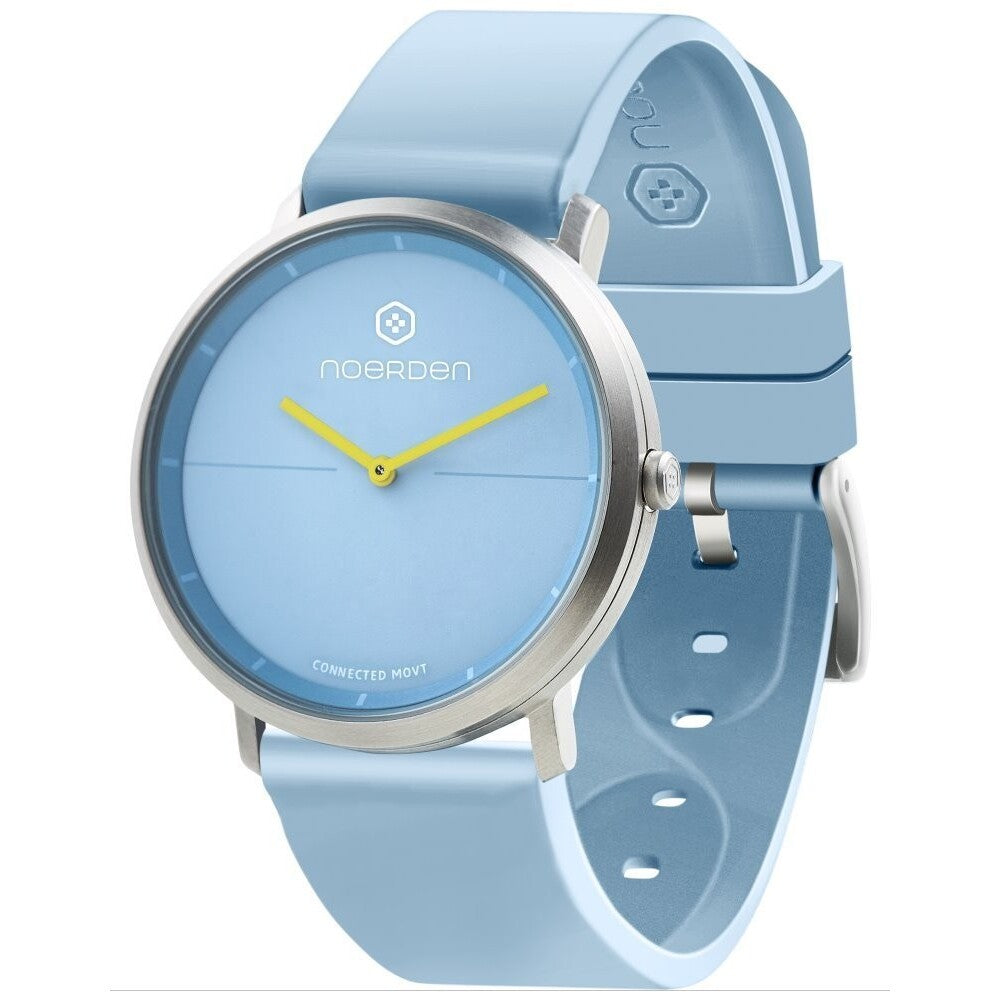 Chytré hybridní hodinky Noerden Life 2, světle modrá