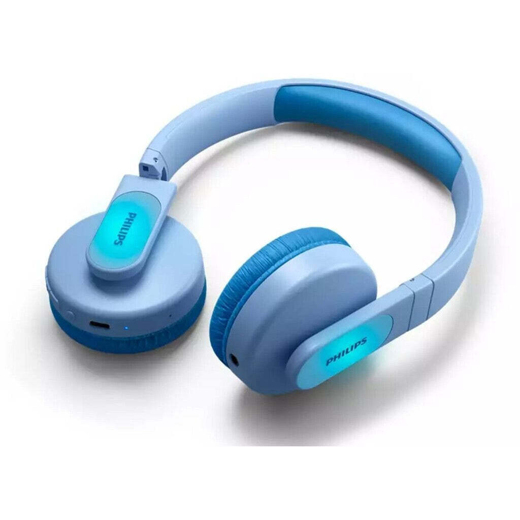 Dětská Bluetooth sluchátka Philips TAK4206, modrá ROZBALENO