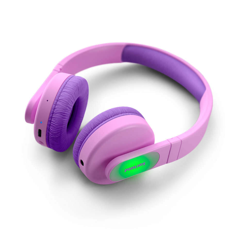 Dětská Bluetooth sluchátka Philips TAK4206, růžová