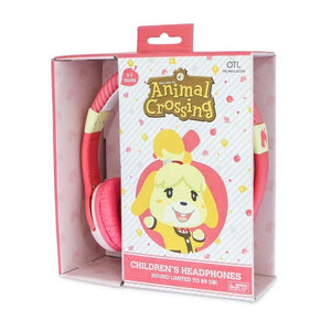 Dětská sluchátka přes hlavu Animal Crossing Isabelle