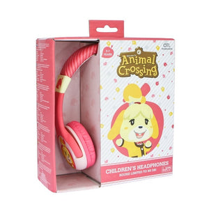 Dětská sluchátka přes hlavu Animal Crossing Isabelle
