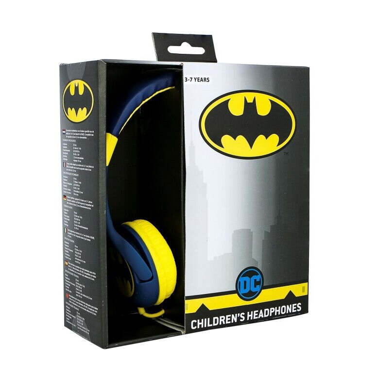 Dětská sluchátka přes hlavu OTL Batman Bat Signal