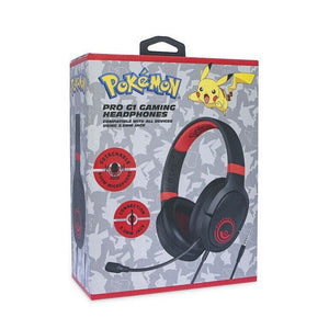 Dětska sluchátka s mikrofonem OTL Pro G1 Pokemon Pokeball Black