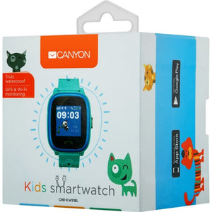 Dětské chytré hodinky Canyon Polly Kids, GPS+GSM, modrá