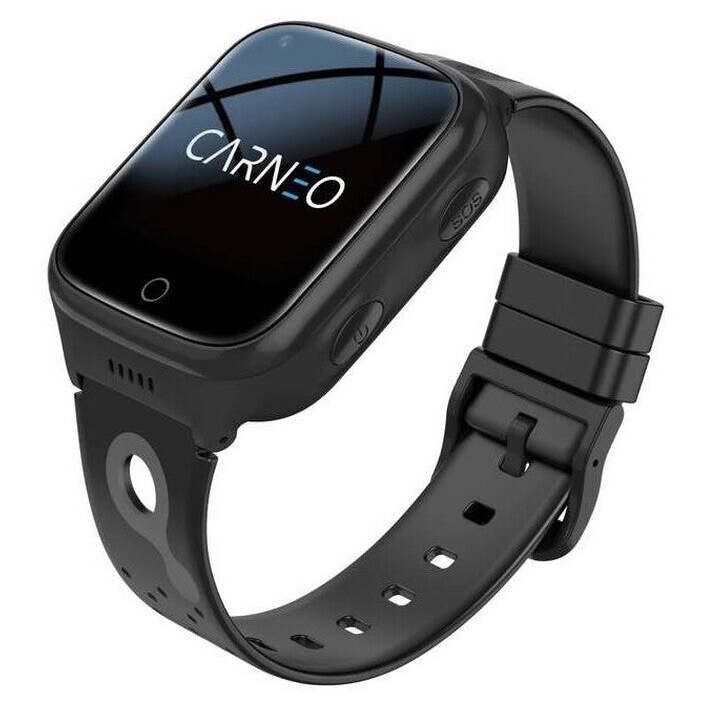 Dětské chytré hodinky Carneo GuardKid+ 4G Platinum, černá