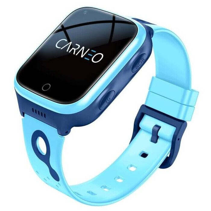 Dětské chytré hodinky Carneo GuardKid+ 4G Platinum, modrá