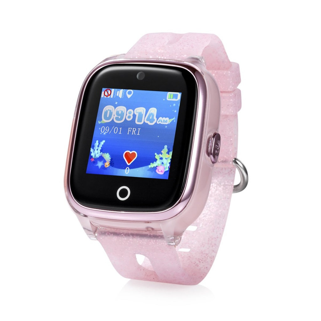 Dětské chytré hodinky Cel-tec Kids 01 s lokátorem GPS, růžová