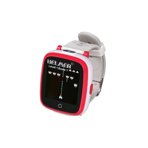 Dětské chytré hodinky Helmer KW 802, SIM karta, červeno-bílá ROZB