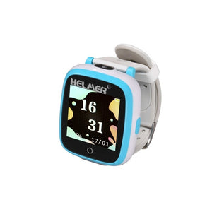 Dětské chytré hodinky Helmer KW 802, SIM karta, modro-bílá