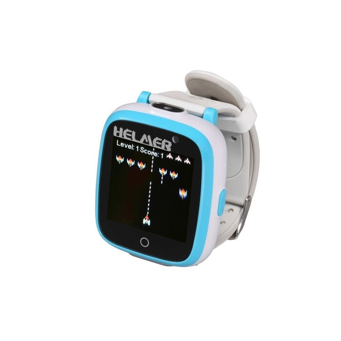 Dětské chytré hodinky Helmer KW 802, SIM karta, modro-bílá
