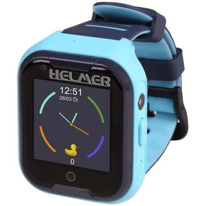 Dětské chytré hodinky Helmer LK 709 s GPS lokátorem, modrá OBAL POŠKOZEN