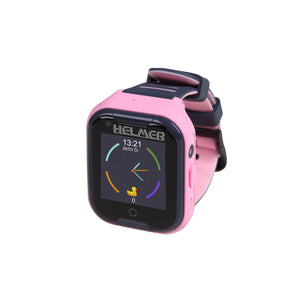 Dětské chytré hodinky Helmer LK 709 s GPS lokátorem, růžová