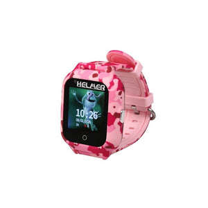 Dětské chytré hodinky Helmer LK 710 s GPS lokátorem, červená