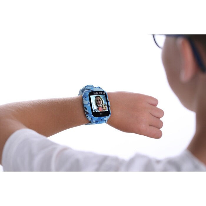 Dětské chytré hodinky Helmer LK 710 s GPS lokátorem, modrá