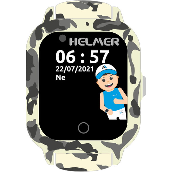 Dětské chytré hodinky Helmer LK 710 s GPS lokátorem, šedá