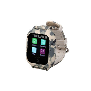 Dětské chytré hodinky Helmer LK 710 s GPS lokátorem, šedá POUŽITÉ