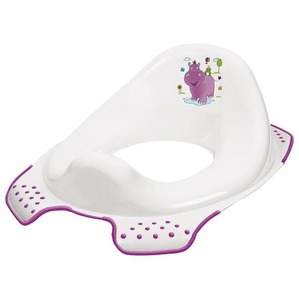 Dětské sedátko na WC HIPPO - bílá