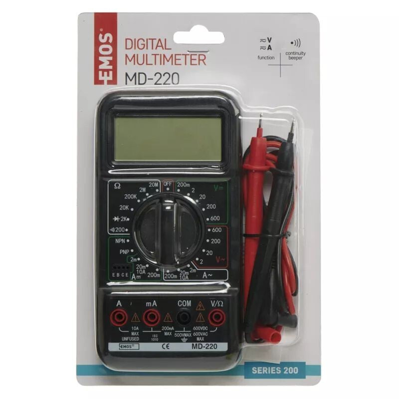 Digitální multimetr Emos MD-220, 2-600V