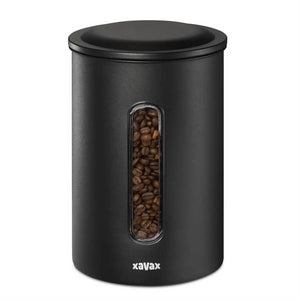 Dóza na kávu Xavax 1,3kg zrnkové, 1,5kg mleté kávy, matně černá