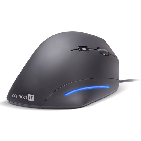 Vertikální myš Connect IT CMO-2500-BK